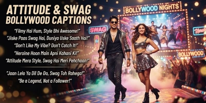 Attitude and Swag Bollywood Captions