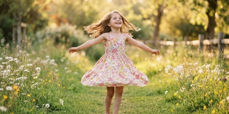 Cute Twirling Captions Full of Sweet Vibes