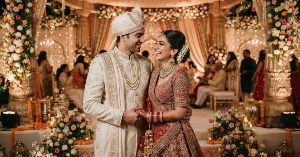 Desi Captions for Couples & Traditional Outfits