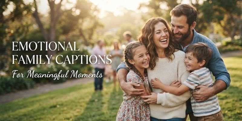 Emotional Family Captions for Meaningful Moments