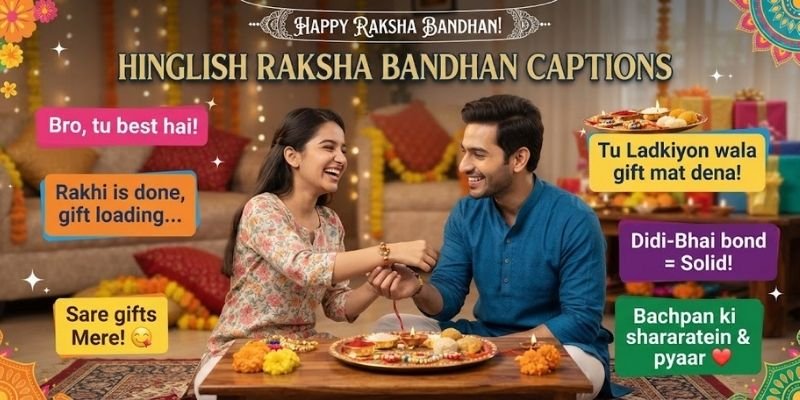 Hinglish Raksha Bandhan Captions