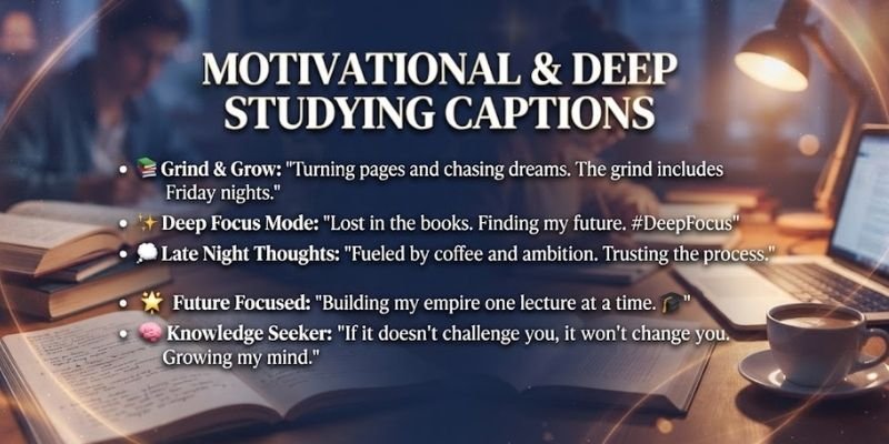 Motivational & Deep Studying Captions for Instagram