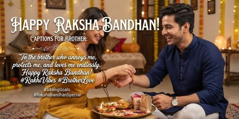 Raksha Bandhan Captions for Brother