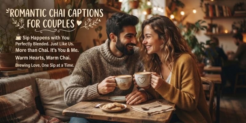 Romantic Chai Captions for Couples