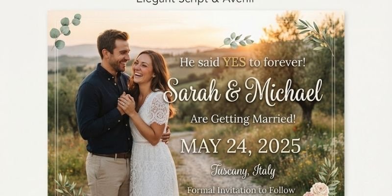 Romantic Save the Date Captions