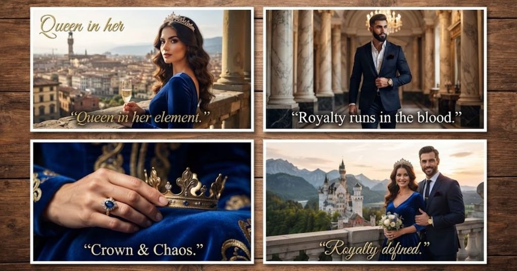 Short Royal Captions for Instagram