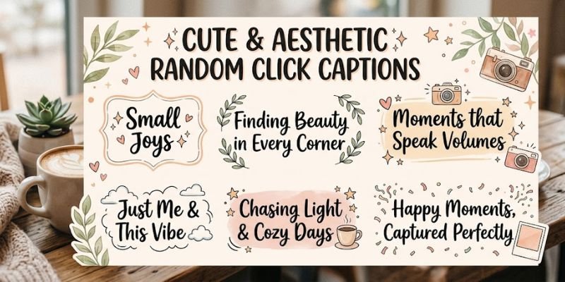 Cute and Aesthetic Random Click Captions
