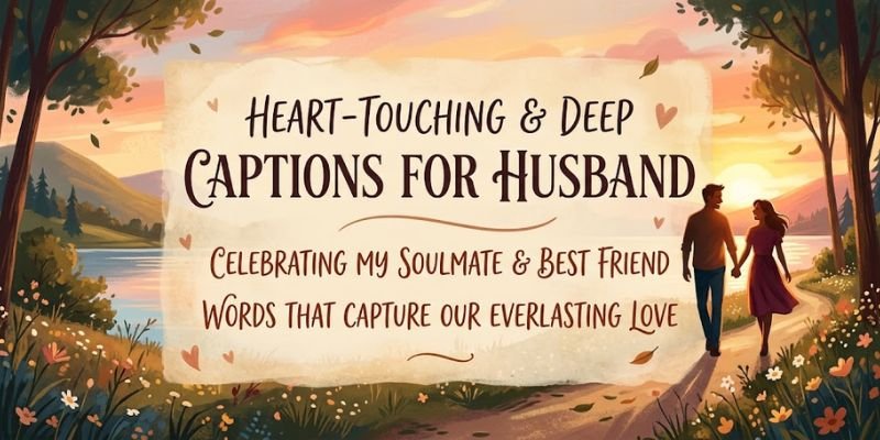 Heart-Touching and Deep Captions for Husband
