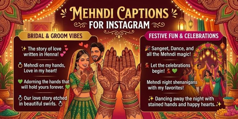 mehndi captions for instagram