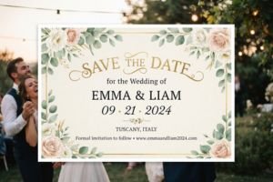 save the date captions